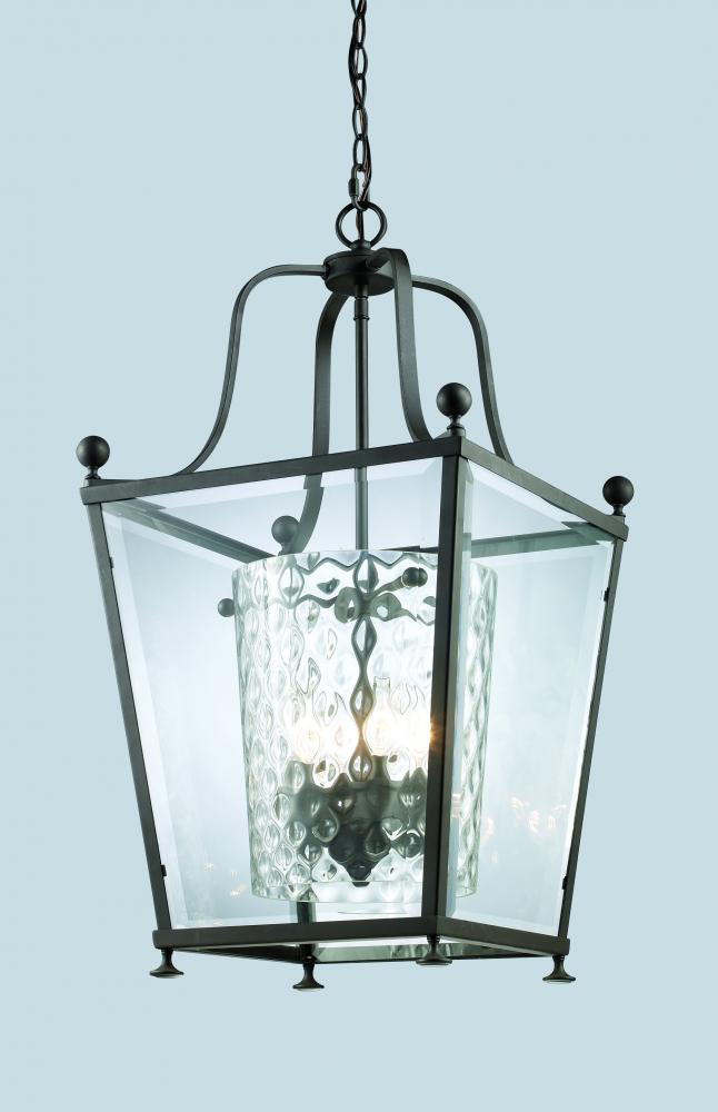 4 Light Pendant - Bronze