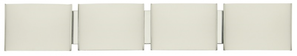 4 Light Wall Sconce - Brushed Nickel