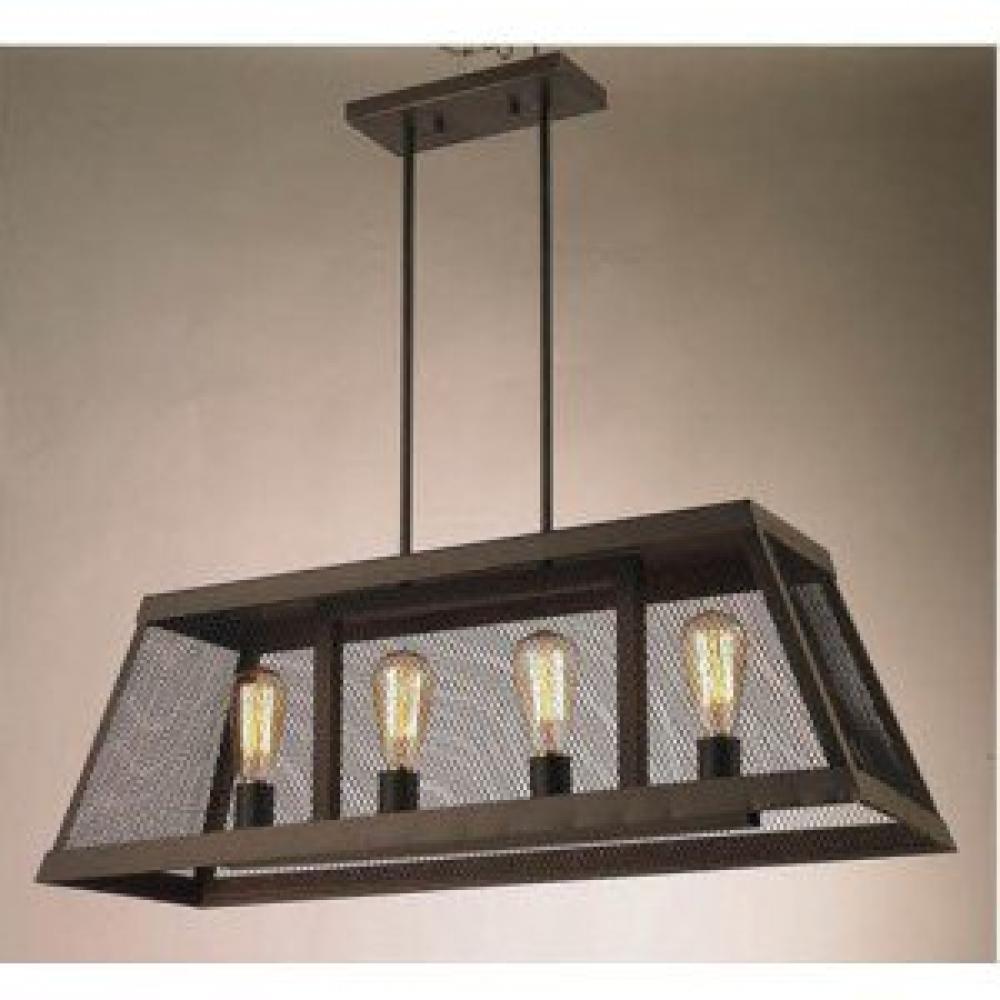 Linear Chandelier - Edison Series