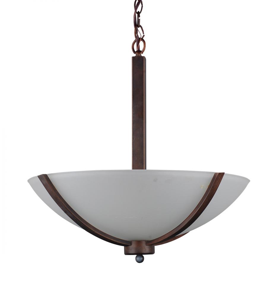 3 Light Bowl Chandelier