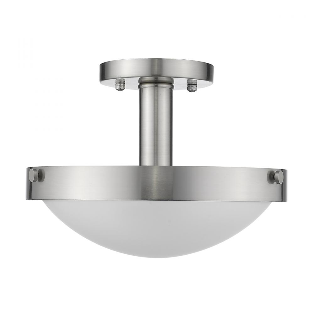 2 Light Semi Flush