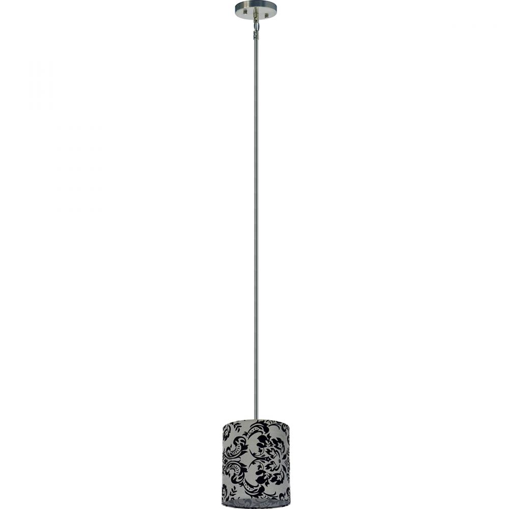 1 Light Pendant Drum Shade