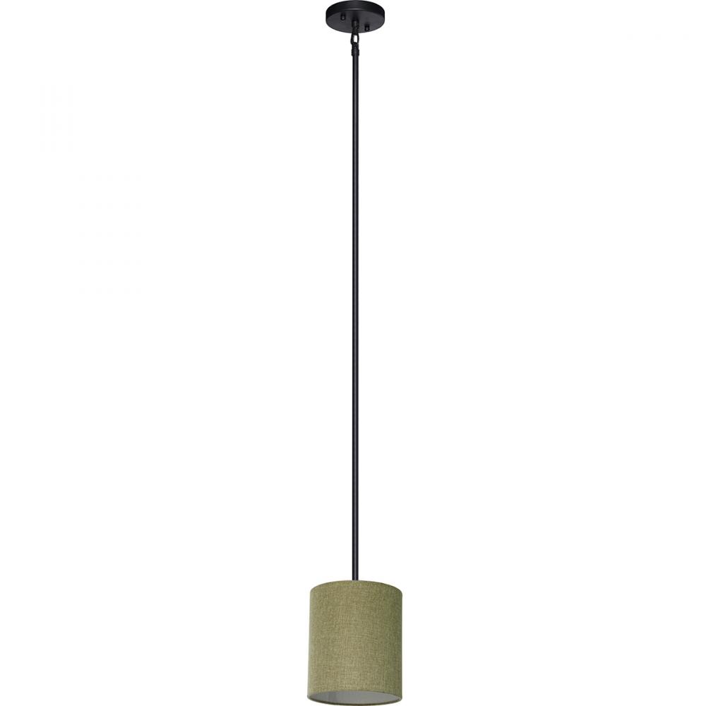 1 Light Pendant Drum Shade