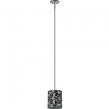 Whitfield SH0708-GDSS - 1 Light Pendant Drum Shade