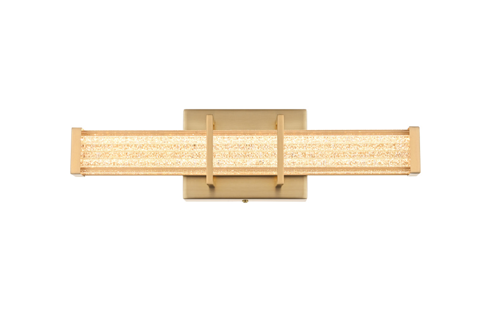 Ivaan 16 inch LED Wall Sconce in Satin Gold