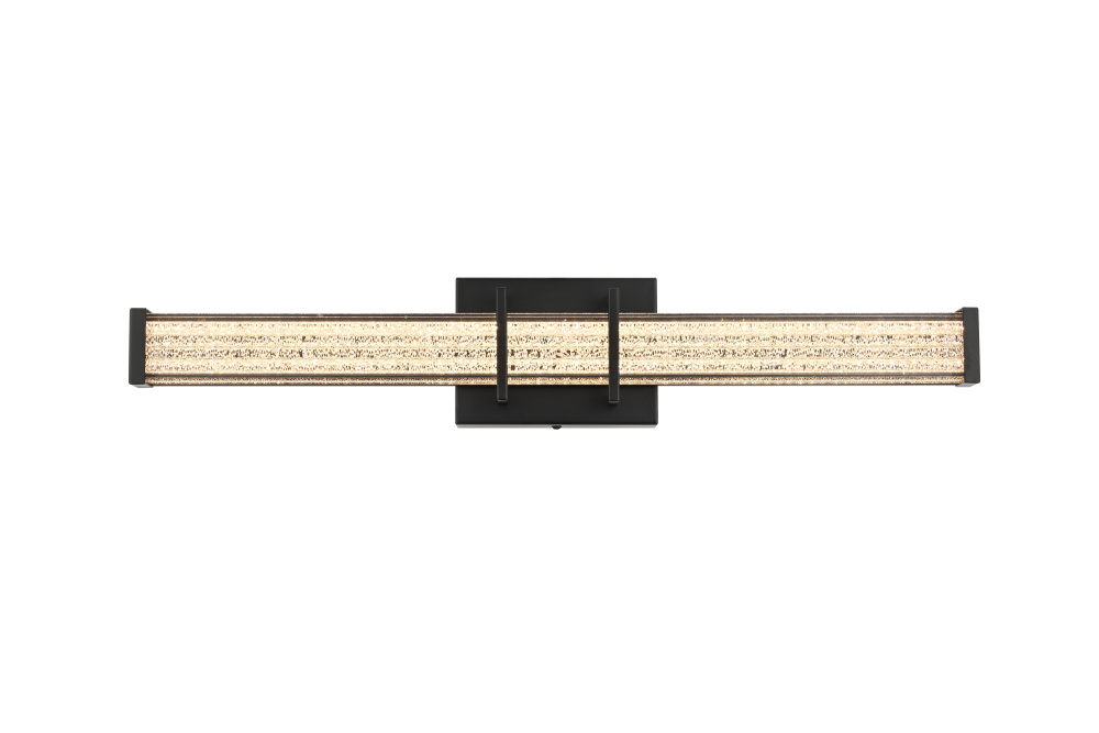 Ivaan 24 inch LED Wall Sconce in Black