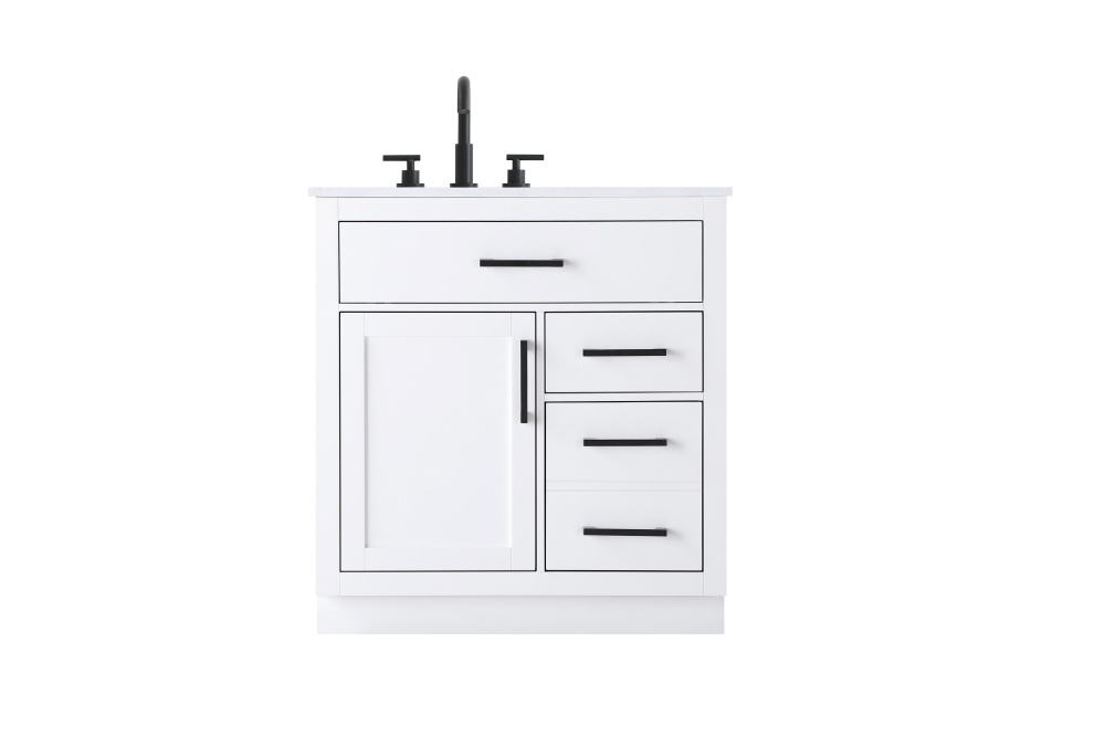 Alden 32 inch Single Bathroom Vanity in White