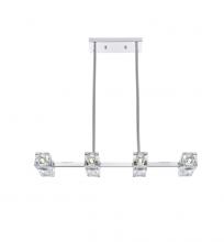 Elegant LD920D30C - Lyra Pendant L30" W8" H2.5" L8 Chrome