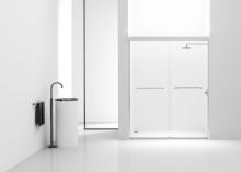 Elegant SD208-6072PCH - Fixed framed shower door 60 x 72 Polished Chrome