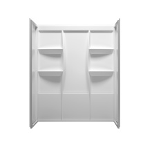 Elegant SW1016032GW - Shower Wall 60x32x72 Glossy White