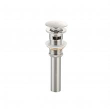 Elegant VDN100BNK - Pop-up drainer with overflow hole 2.6"x7.76"x2.6 Brushed Nickel