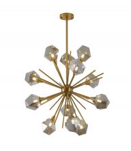 Bethel International Canada DU172C33G - Chandelier Metal & Glass