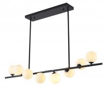 Bethel International Canada DU178C42BK - Chandelier Metal & Glass