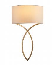Bethel International Canada LA39W14AB - Wall Sconce Metal & Fabric