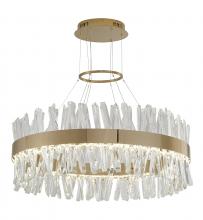Bethel International Canada LX61C32G - LED Chandelier Stainless Steel & Crystal