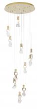 Bethel International Canada MAT07C26G - Chandelier  Stainless Steel & Crystal