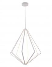 Bethel International Canada WE03C32WH - LED Chandelier Metal & Silicone