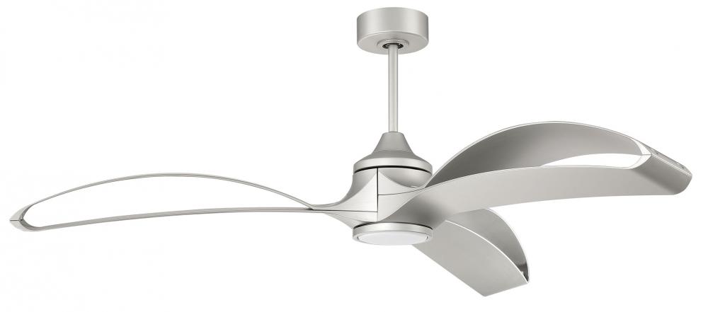 60" Ceiling Fan w/Wi-Fi, DC Motor, Blades, LED Light Kit, Damp Rated