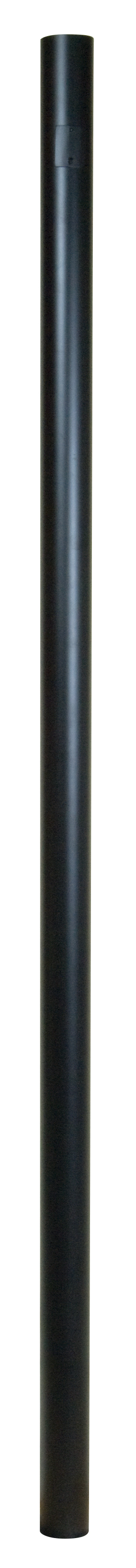 84" Smooth Direct Burial Post in Textured Black