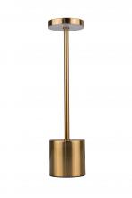 Craftmade 86293BRS-TR - LED Indoor Rechargeable Portable Lamp