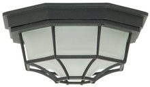 Craftmade Z390-TB - Octagonal Bulkhead 1 Light Small Flush/Wall Mount in Textured Black