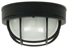 Craftmade Z395-TB - Round Bulkhead 1 Light Large Flush/Wall Mount in Textured Black